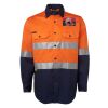 JB's Hi Vis L/S (D+N) 150G Work Shirt Thumbnail