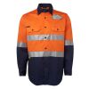JB's Hi Vis L/S (D+N) 150G Work Shirt Thumbnail