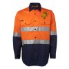 JB's Hi Vis L/S (D+N) 150G Work Shirt Thumbnail