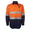 JB's Hi Vis L/S (D+N) 150G Work Shirt Thumbnail