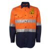 JB's Hi Vis L/S (D+N) 150G Work Shirt Thumbnail