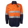 JB's Hi Vis L/S (D+N) 150G Work Shirt Thumbnail