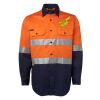 JB's Hi Vis L/S (D+N) 150G Work Shirt Thumbnail