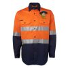 JB's Hi Vis L/S (D+N) 150G Work Shirt Thumbnail