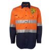 JB's Hi Vis L/S (D+N) 150G Work Shirt Thumbnail