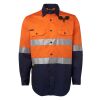 JB's Hi Vis L/S (D+N) 150G Work Shirt Thumbnail
