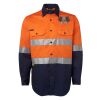 JB's Hi Vis L/S (D+N) 150G Work Shirt Thumbnail
