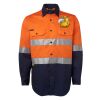 JB's Hi Vis L/S (D+N) 150G Work Shirt Thumbnail