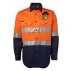 JB's Hi Vis L/S (D+N) 150G Work Shirt Thumbnail