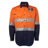 JB's Hi Vis L/S (D+N) 150G Work Shirt Thumbnail