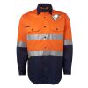 JB's Hi Vis L/S (D+N) 150G Work Shirt Thumbnail
