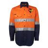 JB's Hi Vis L/S (D+N) 150G Work Shirt Thumbnail