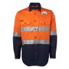 JB's Hi Vis L/S (D+N) 150G Work Shirt Thumbnail