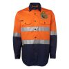 JB's Hi Vis L/S (D+N) 150G Work Shirt Thumbnail