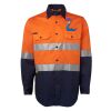 JB's Hi Vis L/S (D+N) 150G Work Shirt Thumbnail