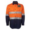 JB's Hi Vis L/S (D+N) 150G Work Shirt Thumbnail