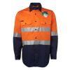 JB's Hi Vis L/S (D+N) 150G Work Shirt Thumbnail