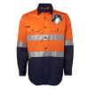 JB's Hi Vis L/S (D+N) 150G Work Shirt Thumbnail