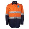 JB's Hi Vis L/S (D+N) 150G Work Shirt Thumbnail