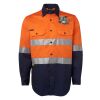 JB's Hi Vis L/S (D+N) 150G Work Shirt Thumbnail