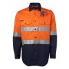 JB's Hi Vis L/S (D+N) 150G Work Shirt Thumbnail