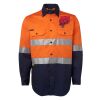 JB's Hi Vis L/S (D+N) 150G Work Shirt Thumbnail