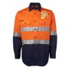 JB's Hi Vis L/S (D+N) 150G Work Shirt Thumbnail