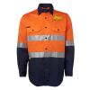 JB's Hi Vis L/S (D+N) 150G Work Shirt Thumbnail