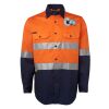 JB's Hi Vis L/S (D+N) 150G Work Shirt Thumbnail