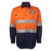 JB's Hi Vis L/S (D+N) 150G Work Shirt Thumbnail
