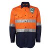 JB's Hi Vis L/S (D+N) 150G Work Shirt Thumbnail