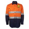 JB's Hi Vis L/S (D+N) 150G Work Shirt Thumbnail