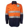 JB's Hi Vis L/S (D+N) 150G Work Shirt Thumbnail