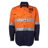 JB's Hi Vis L/S (D+N) 150G Work Shirt Thumbnail