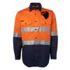 JB's Hi Vis L/S (D+N) 150G Work Shirt Thumbnail