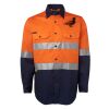 JB's Hi Vis L/S (D+N) 150G Work Shirt Thumbnail