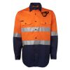 JB's Hi Vis L/S (D+N) 150G Work Shirt Thumbnail