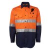 JB's Hi Vis L/S (D+N) 150G Work Shirt Thumbnail
