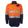 JB's Hi Vis L/S (D+N) 150G Work Shirt Thumbnail