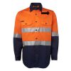 JB's Hi Vis L/S (D+N) 150G Work Shirt Thumbnail