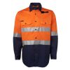 JB's Hi Vis L/S (D+N) 150G Work Shirt Thumbnail