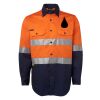 JB's Hi Vis L/S (D+N) 150G Work Shirt Thumbnail