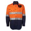 JB's Hi Vis L/S (D+N) 150G Work Shirt Thumbnail
