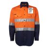 JB's Hi Vis L/S (D+N) 150G Work Shirt Thumbnail