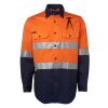 JB's Hi Vis L/S (D+N) 150G Work Shirt Thumbnail