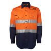 JB's Hi Vis L/S (D+N) 150G Work Shirt Thumbnail