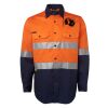 JB's Hi Vis L/S (D+N) 150G Work Shirt Thumbnail