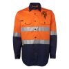 JB's Hi Vis L/S (D+N) 150G Work Shirt Thumbnail