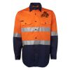 JB's Hi Vis L/S (D+N) 150G Work Shirt Thumbnail