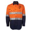 JB's Hi Vis L/S (D+N) 150G Work Shirt Thumbnail
